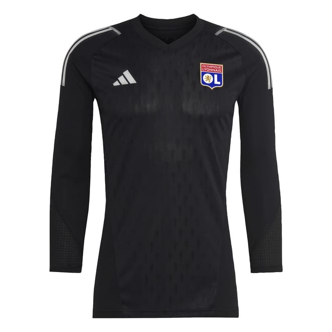 Olympique Lyonnais V Neck Slim Long Sleeve T-Shirt