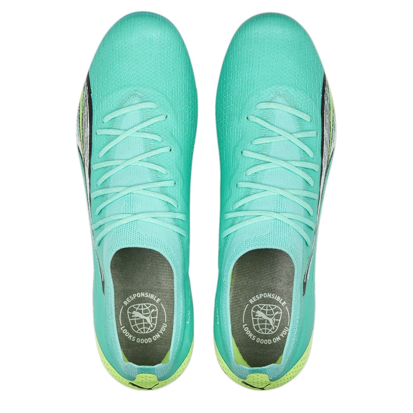 Puma Ultra Match Soft Ground Football Boots in Green