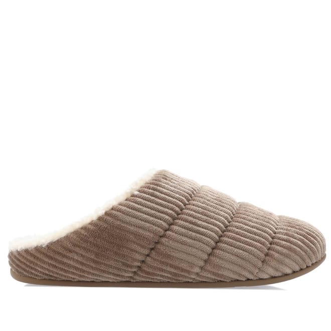 Chrissie Fleece-Lined Corduroy Slippers