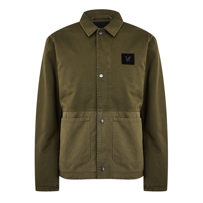 Collared Neck Long Trucker Coat