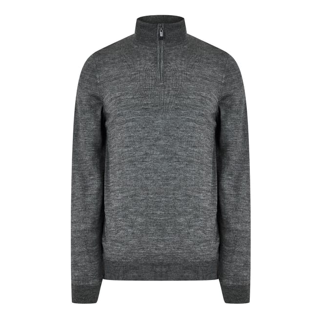 Eagle Zip Neck Regular Fit Sweater