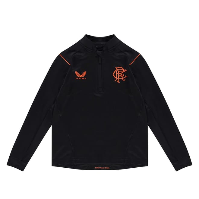 Rangers Fc Quarter Zip Top Juniors
