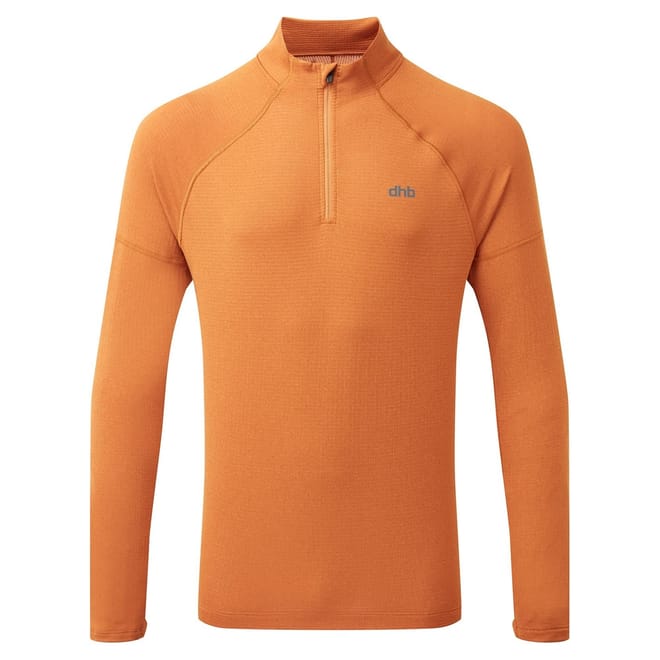 Mens Aeron Mid Layer Quarter Zip Run Top