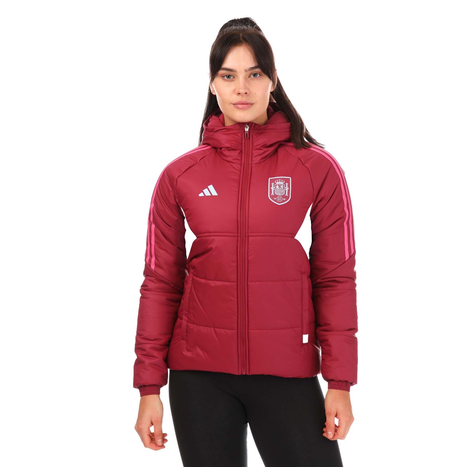 Red adidas Womens Spain Condivo 22 Winter Jacket Get The Label