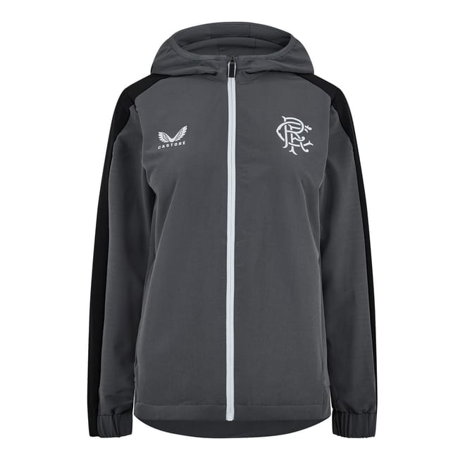 Hooded Relaxed Fit Track Jacket