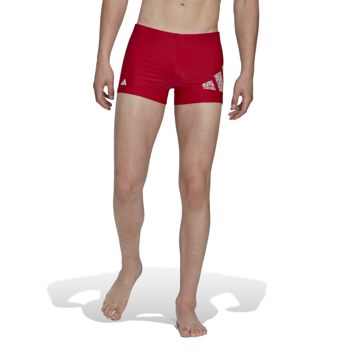 Mens red adidas swim shorts deals
