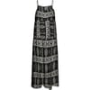 Cotton Scoop Spaghetti Strap Maxi Dress
