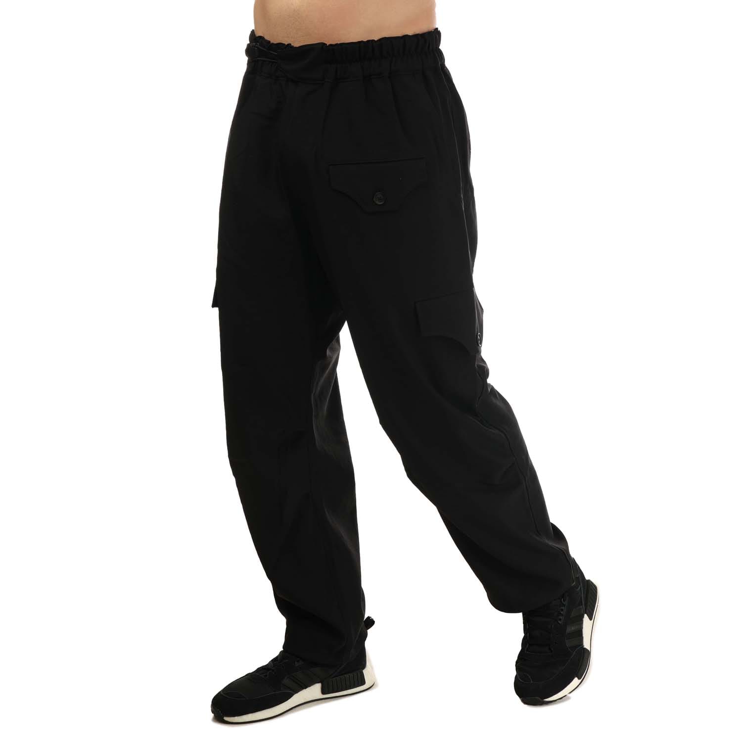 Sport Uniform Straight Leg Pants S Black