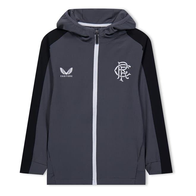 Hooded Relaxed Fit Track Jacket