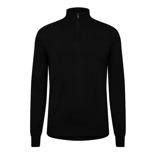 Zip Neck Slim Fit Sweatshirt