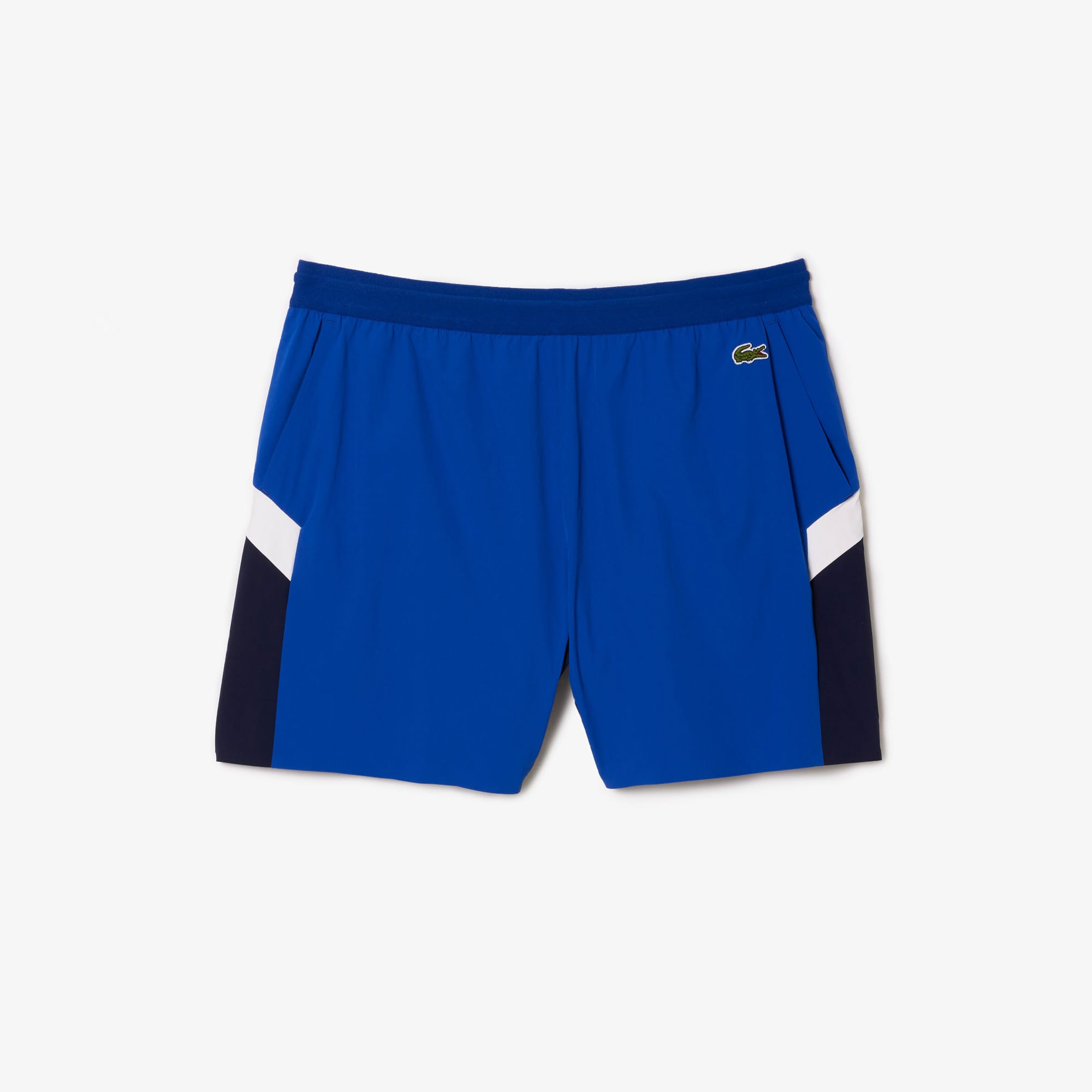 Lacoste Men's Recycled Polyamide Colourblock Swimming Trunks - Blue - Size: 33/32/32