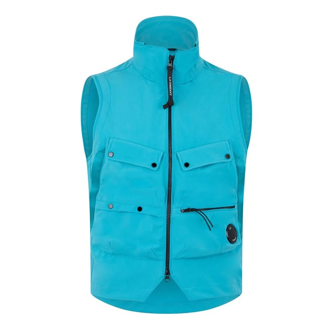 Boxy Fit Collared Neck Vest