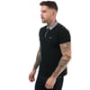 Mens Nicks Check Collar Polo Shirt
