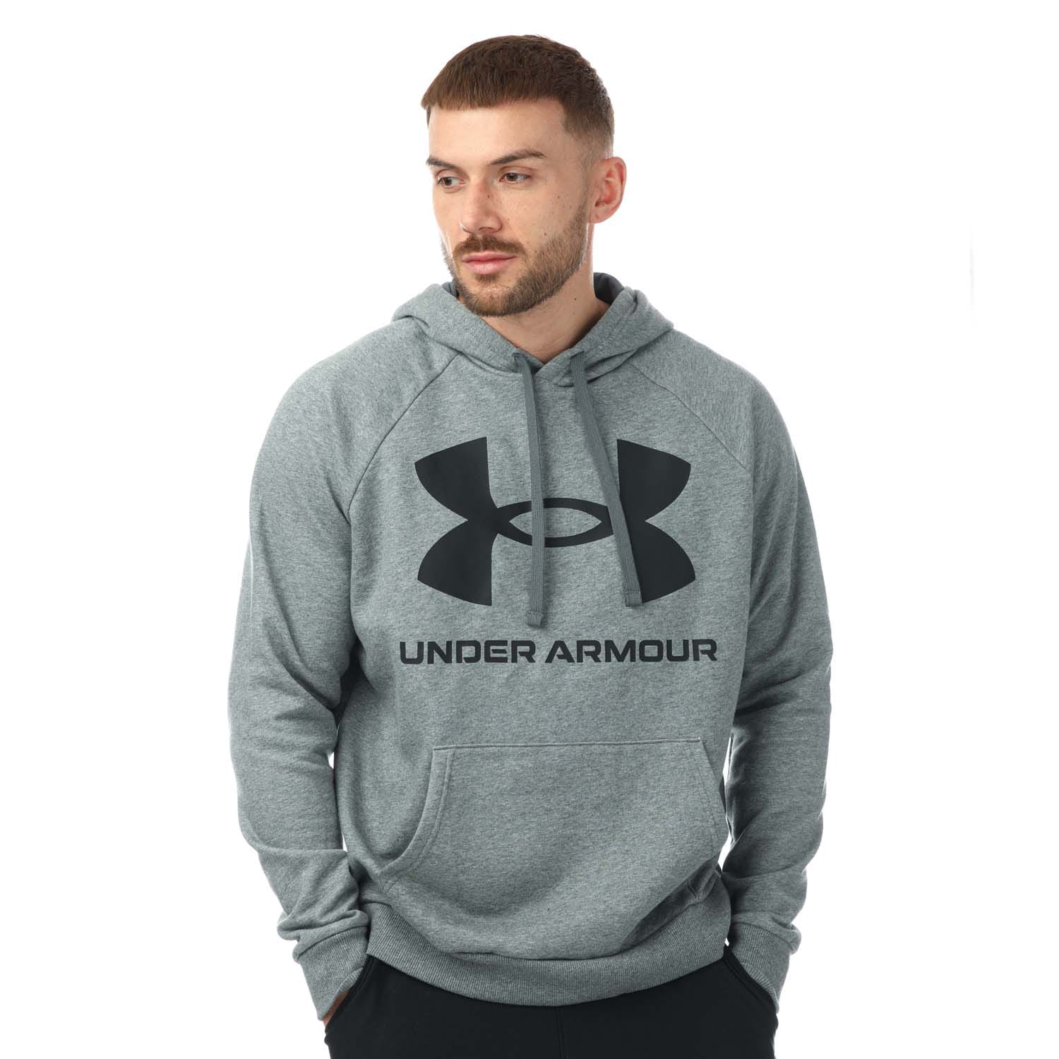 Under armour mens grey hoodie sale