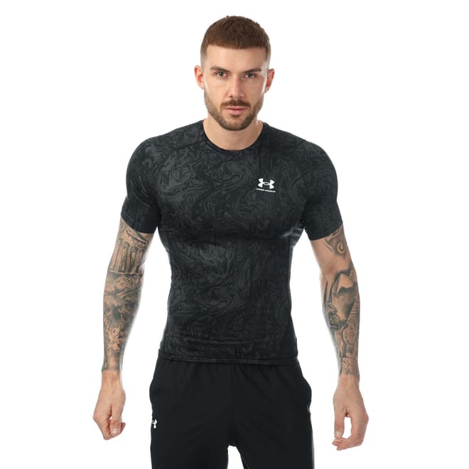 Mens HeatGear Compression Print T-Shirt