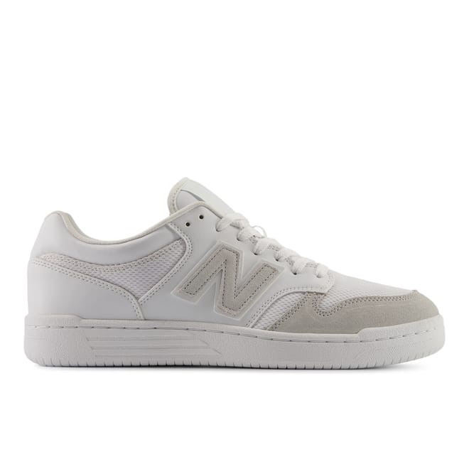 480 Leather Mesh Lace Up Trainers