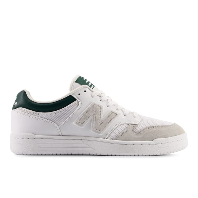 480 Leather Mesh Lace Up Trainers