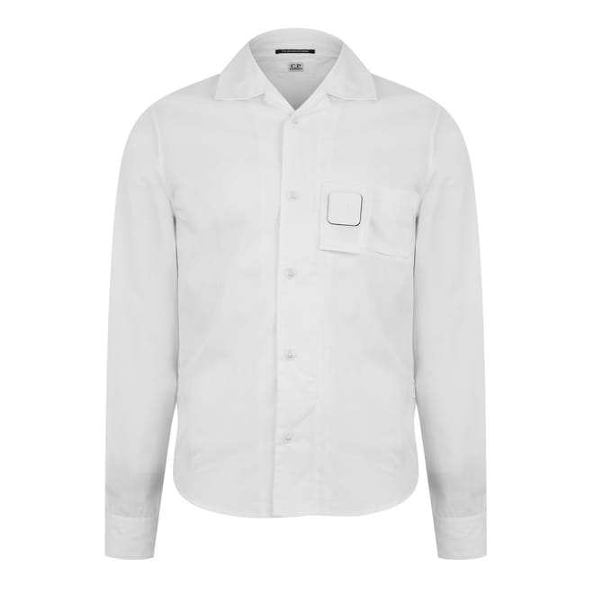 Lens Collared Neck Shirt Jacket