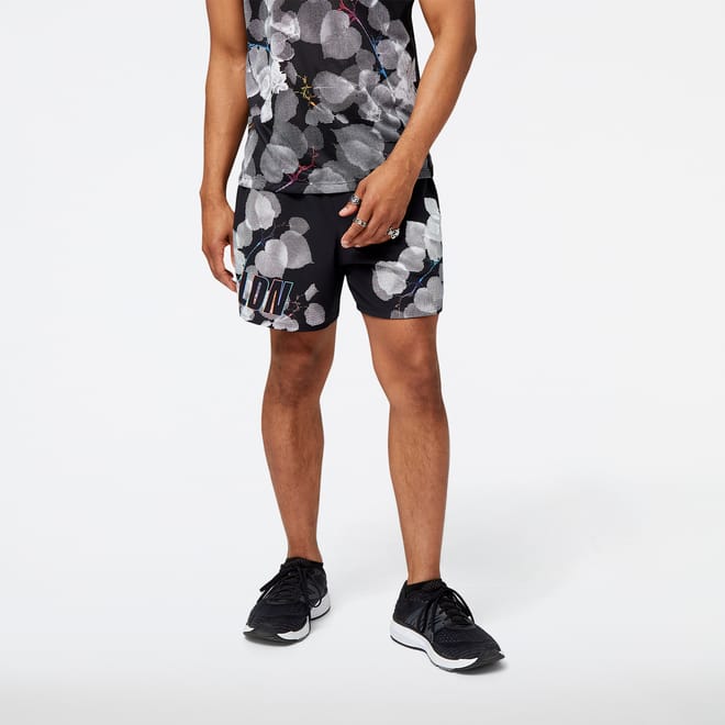London Edition Printed Impact Run 5 Inch Shorts