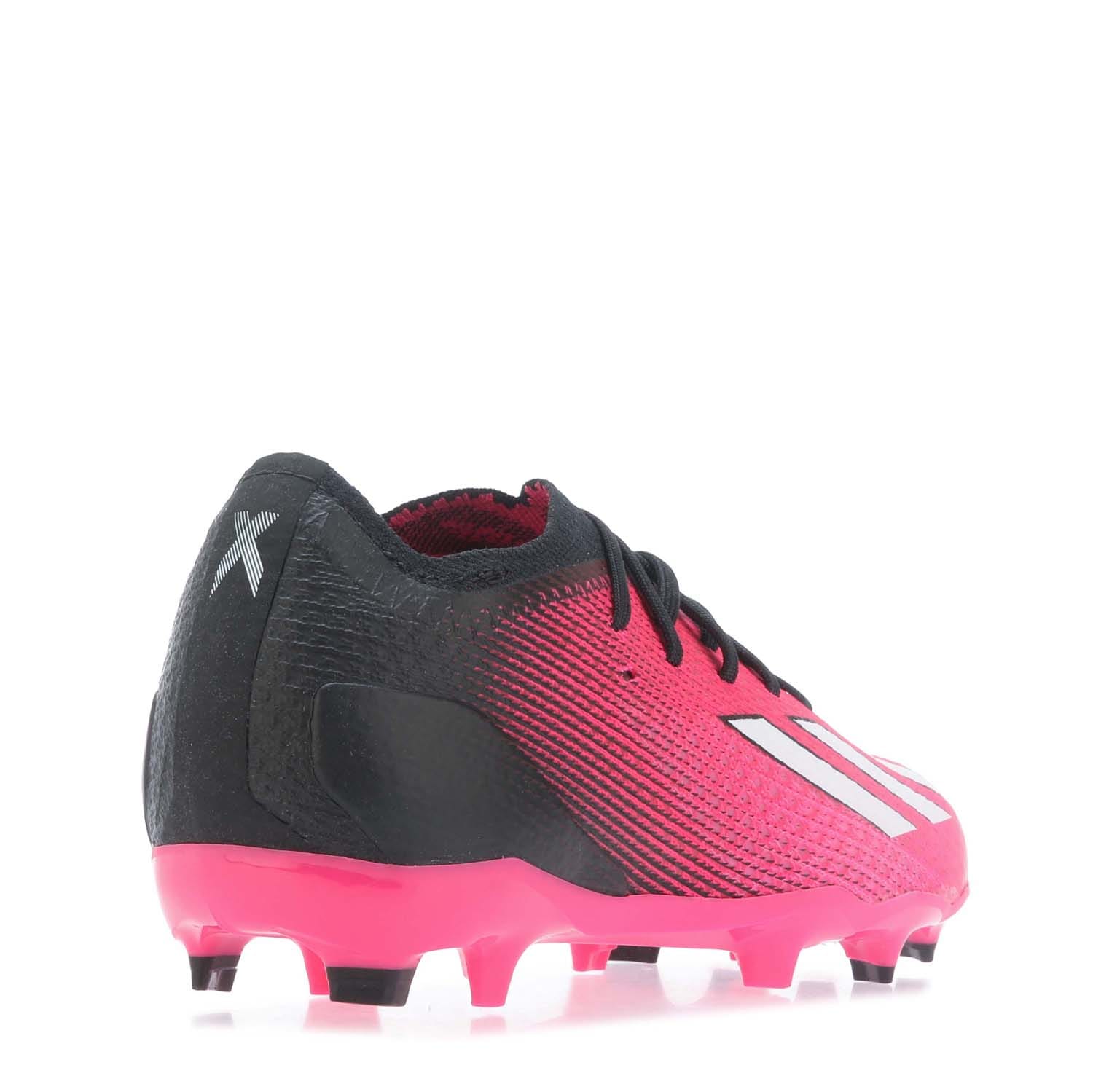 Pink adidas Junior X Speedportal.1 FG Football Boots Get The Label