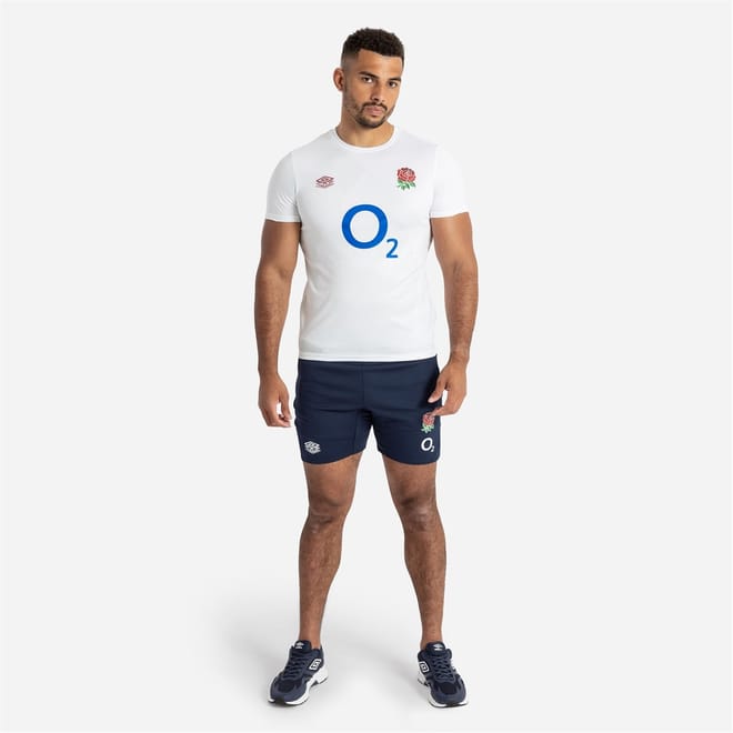 England Rugby Warm Up Shirt 2023 2024 Adults