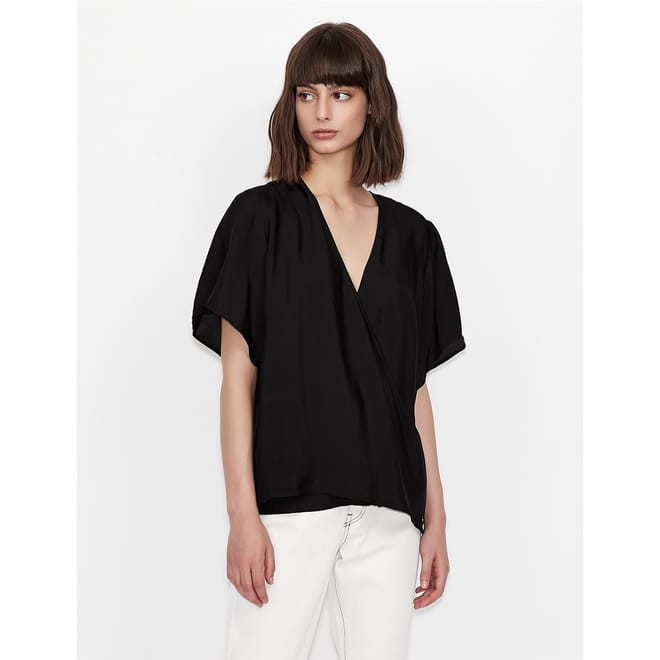 V Neck Relaxed Fit Blouse