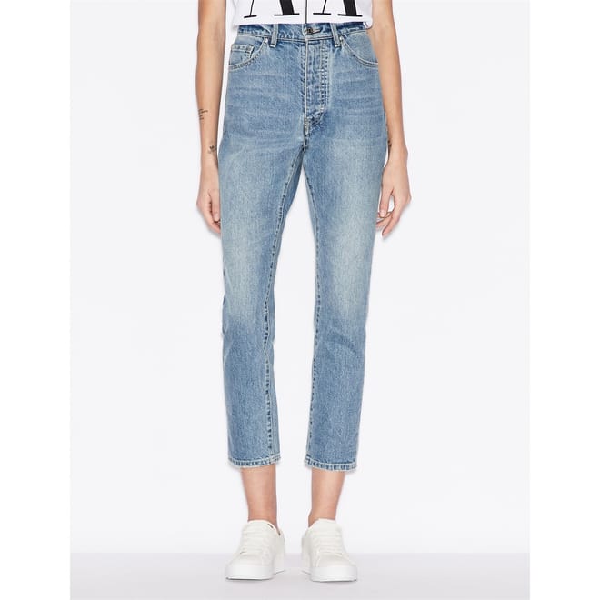 Split Hem Coated Skinny Jeans