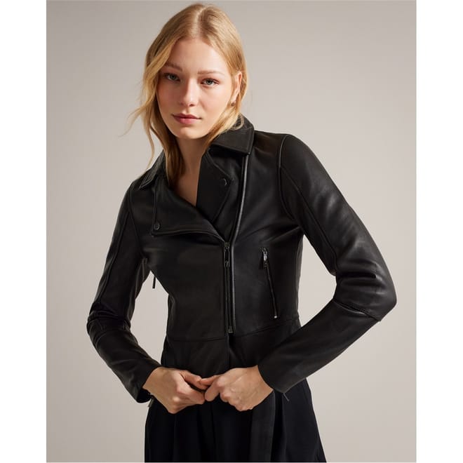 Lizia Moto Short Relaxed Fit Jacket