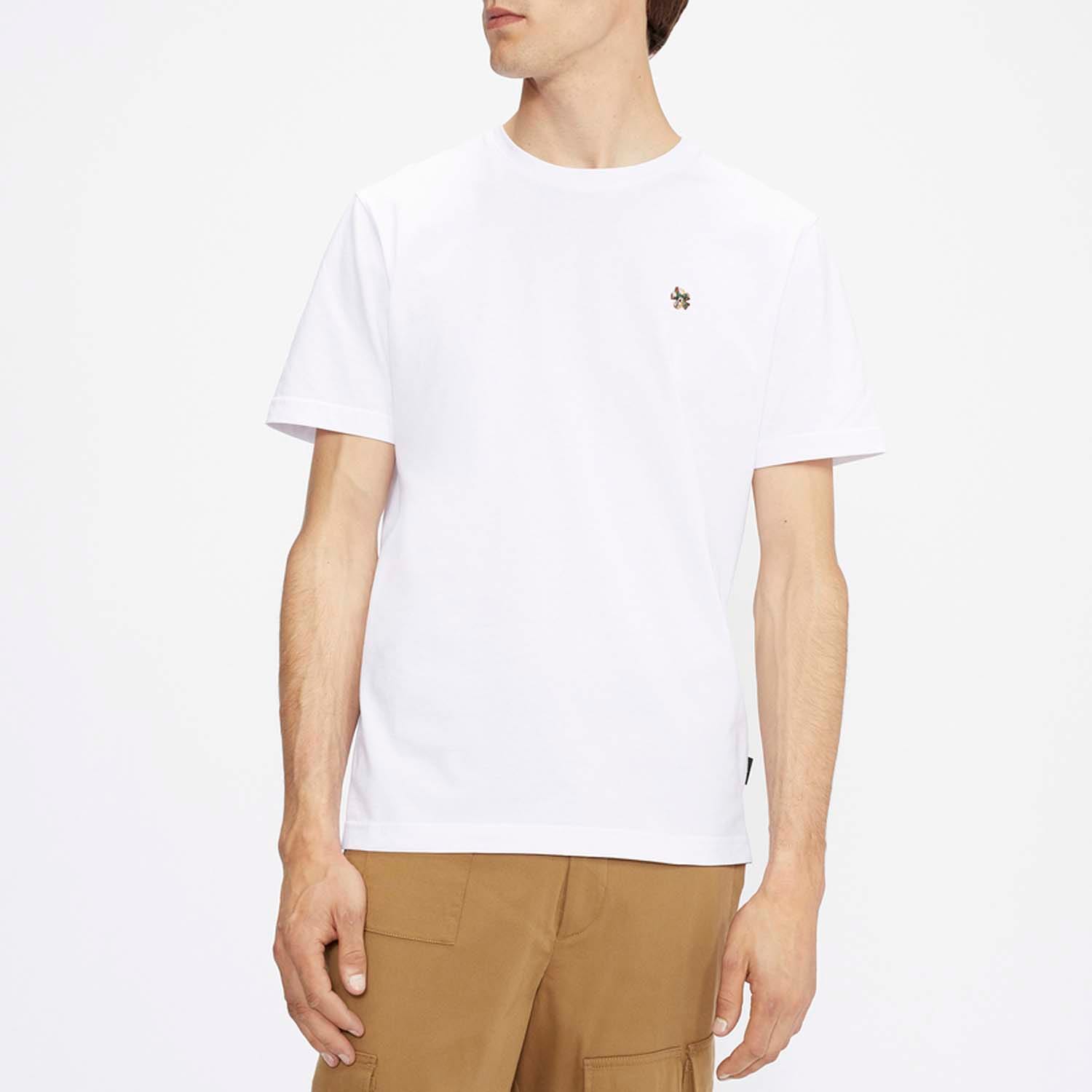 White Ted Baker Oxford Short Sleeve T-Shirt - Get The Label