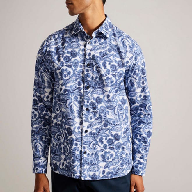 Uldale Long Sleeve Paisley Shirt