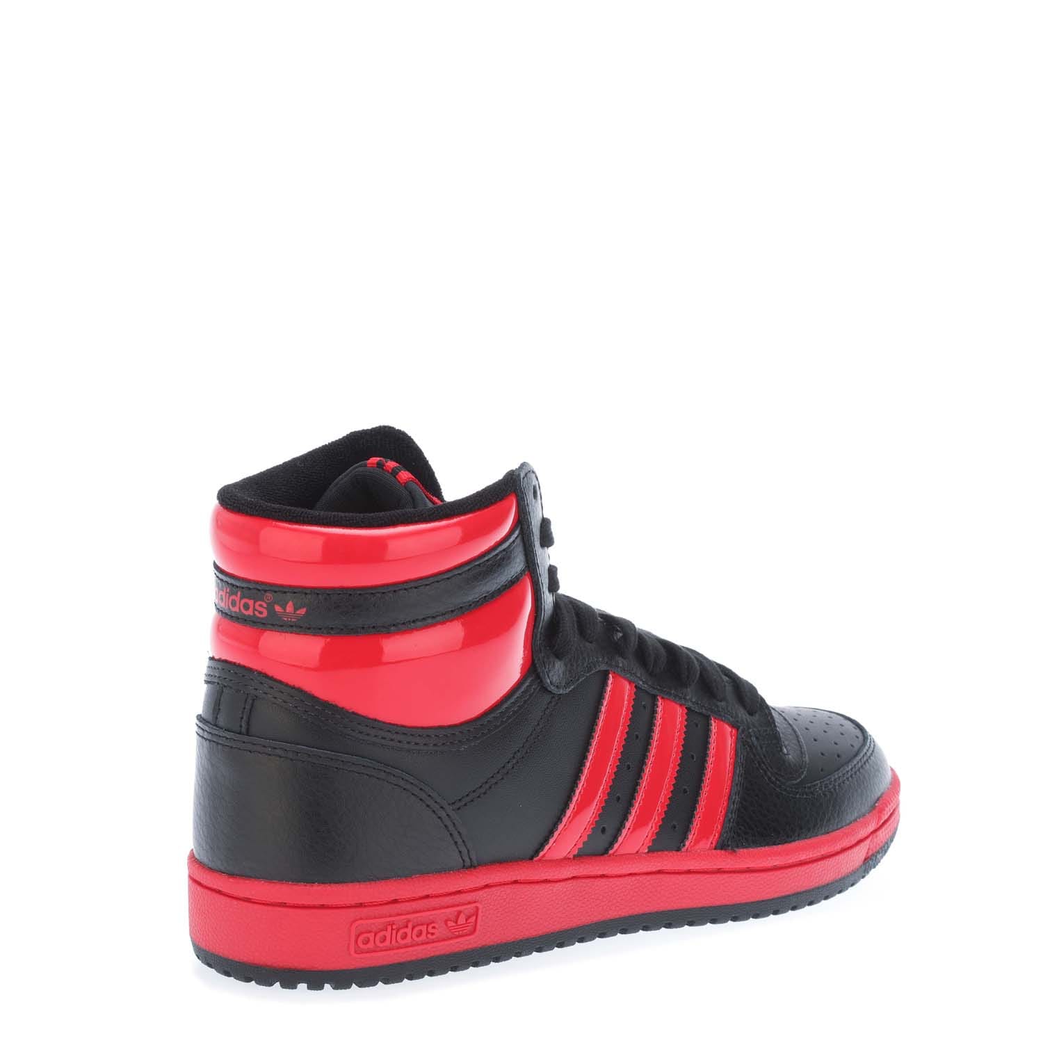 Black Red adidas Originals Mens Top Ten RB Trainers Get The Label