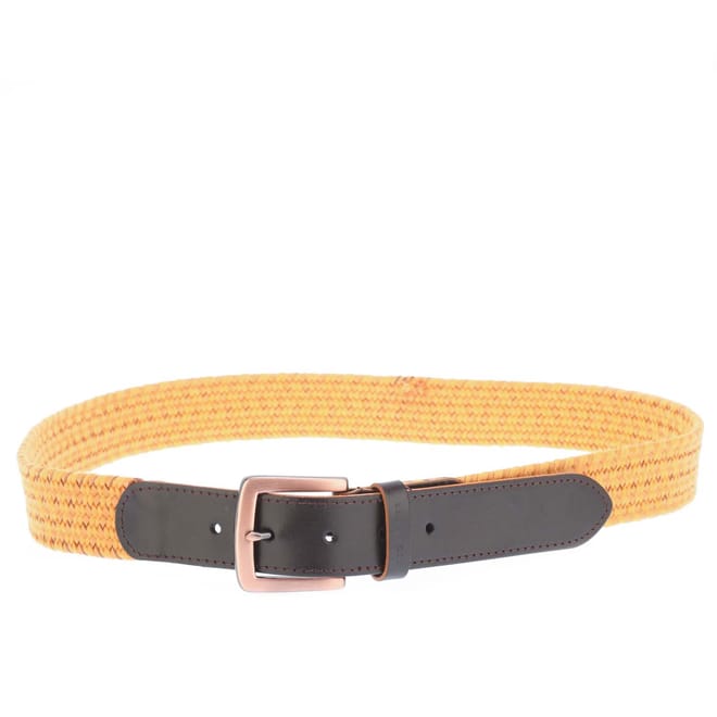 Galan Leather Woven Belt