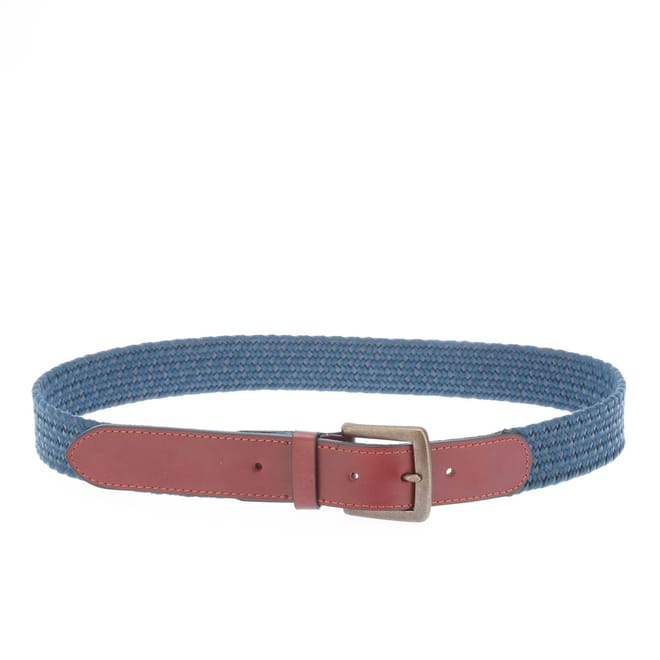 Galan Leather Woven Belt