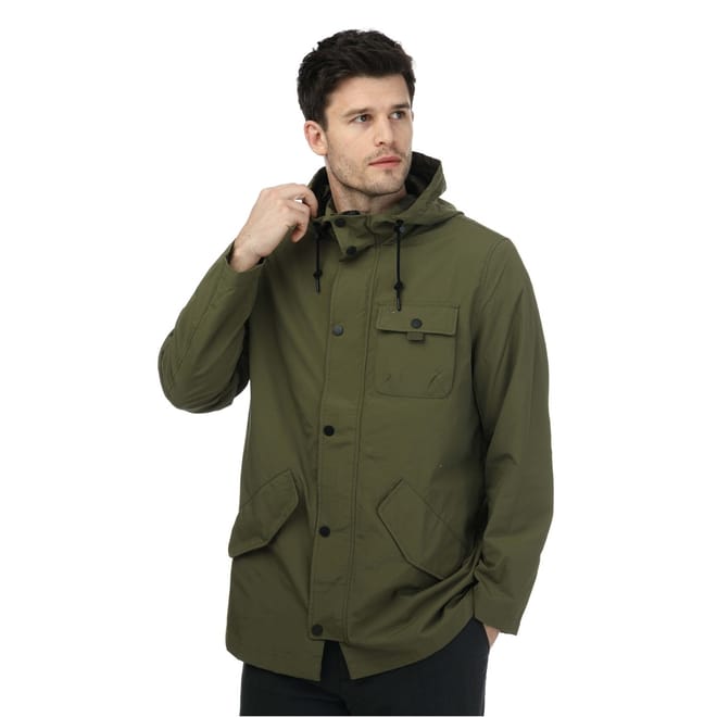 Hooded Relaxed Fit Cloud Print Jacket