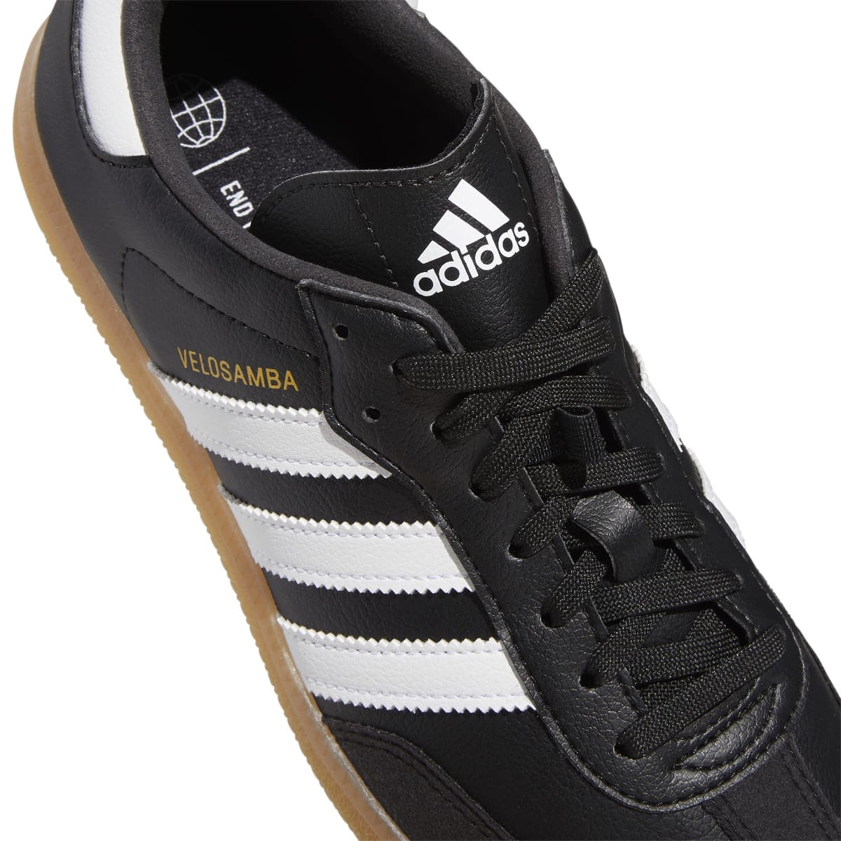 Black-White adidas Velosamba Vegan Cycling Shoes - Get The Label