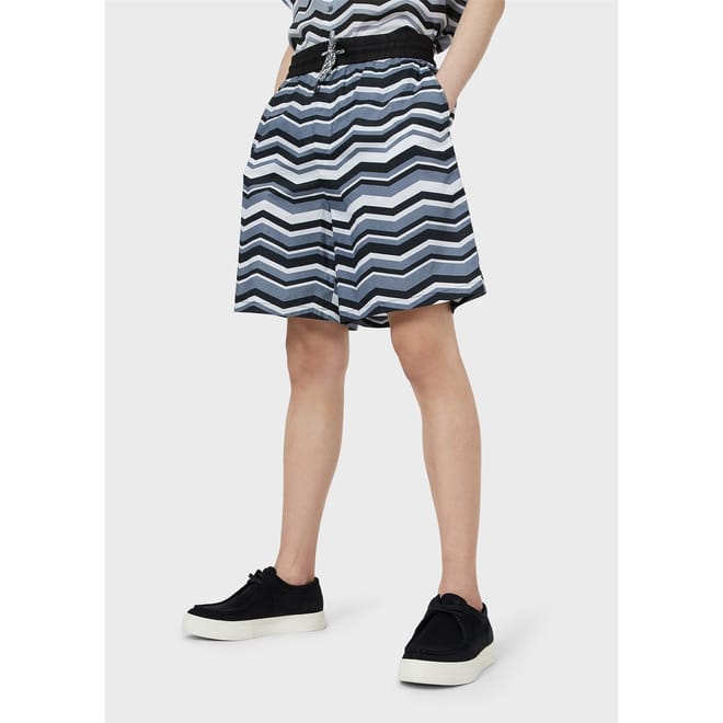 Print Bermuda Shorts