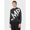 Crew Neck Long Sleeve Regular Fit Lettering Sweater