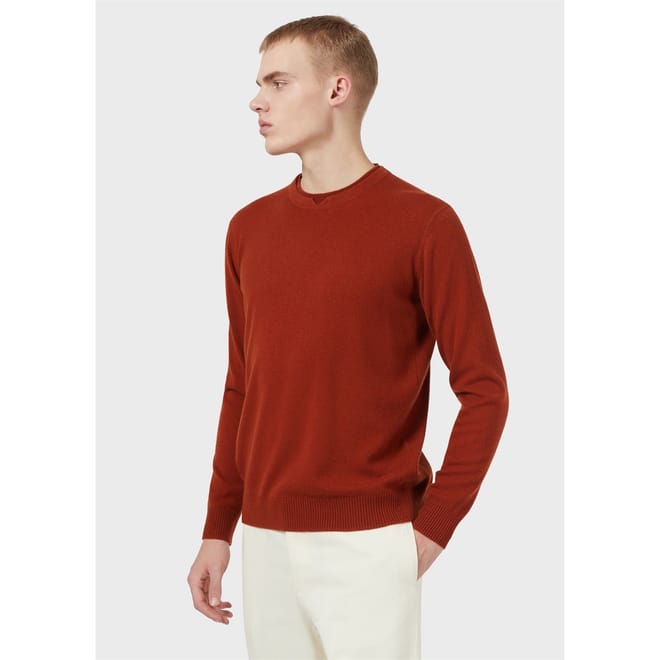 Crew Neck Slim Fit Long Sleeve Sweater
