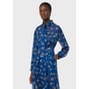 Relaxed Fit Long Sleeve Floral Pattern Blouse