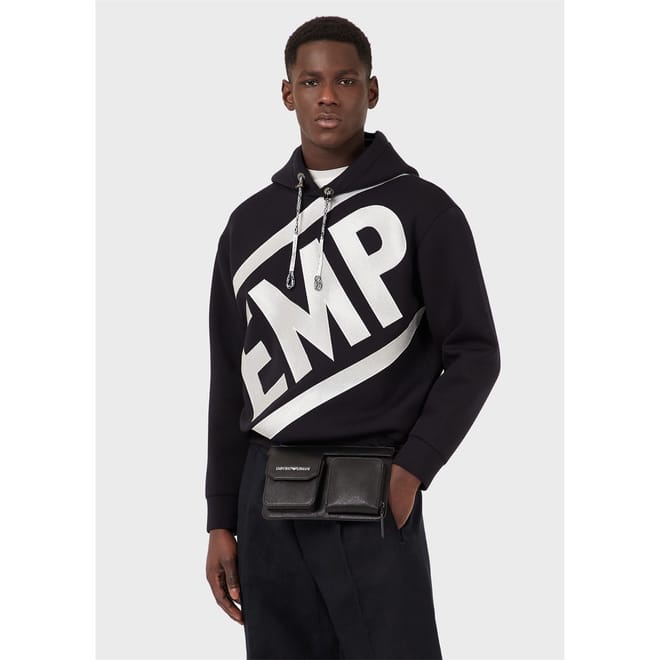 Hooded Long Sleeve Print Sweatshirt