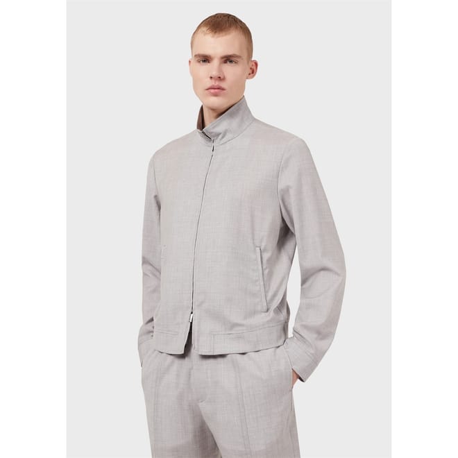 Short Regular Fit Bomber Jacket