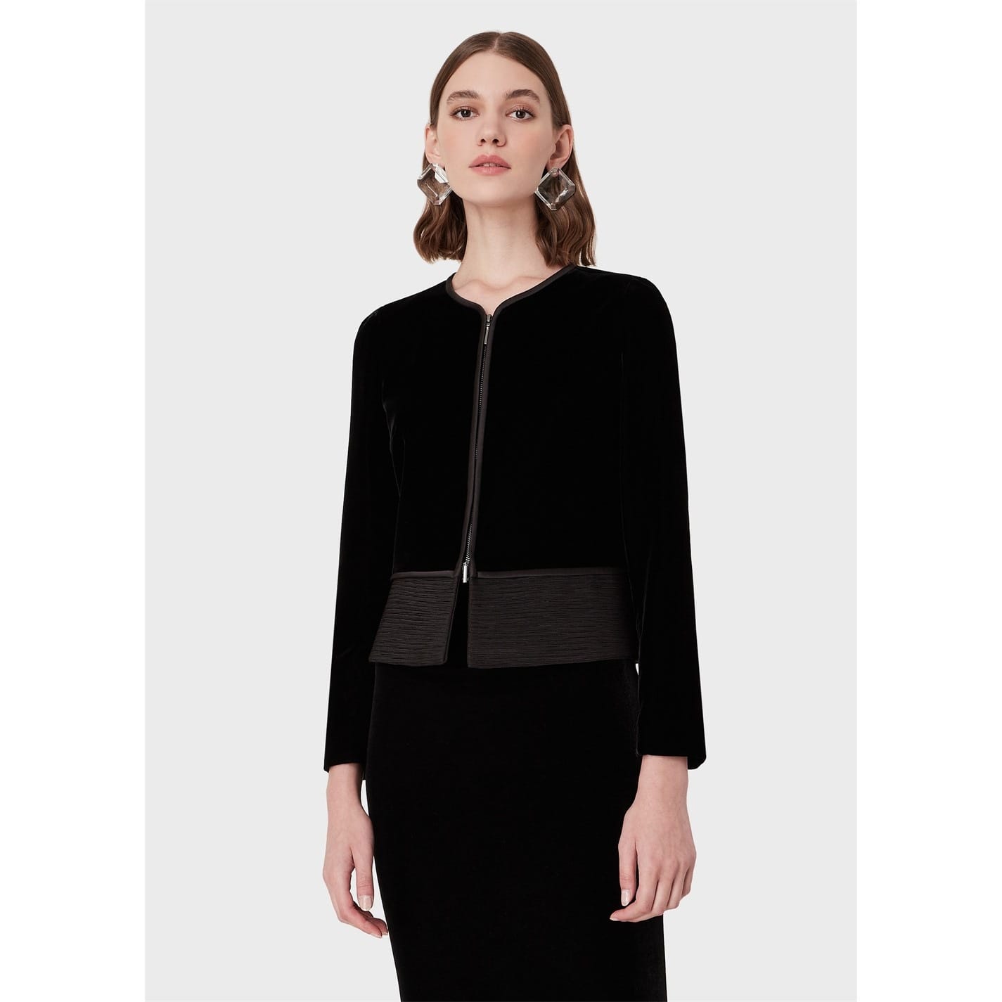 Emporio Armani Cropped deals Blazer Jacket