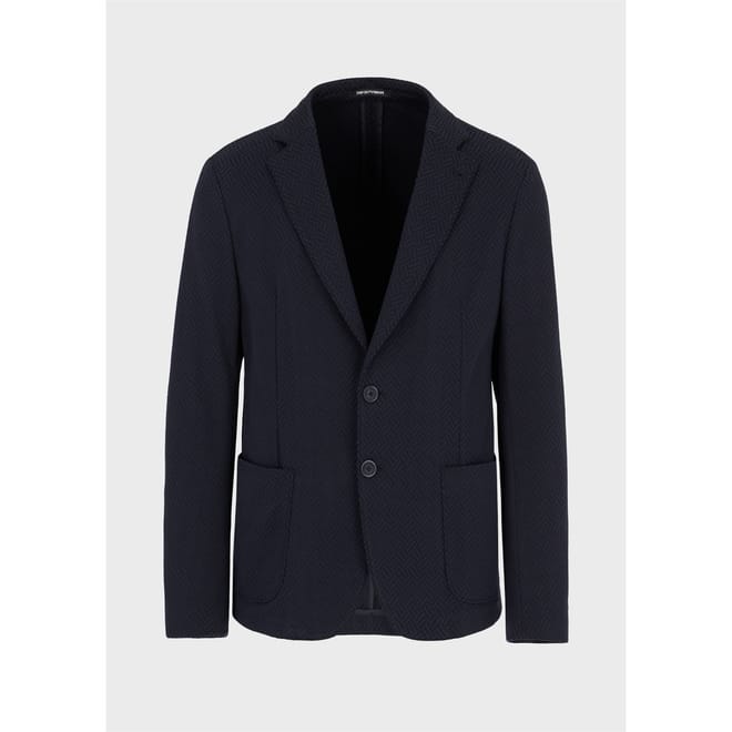 Notched Neck Regular Fit Blazer Jacket