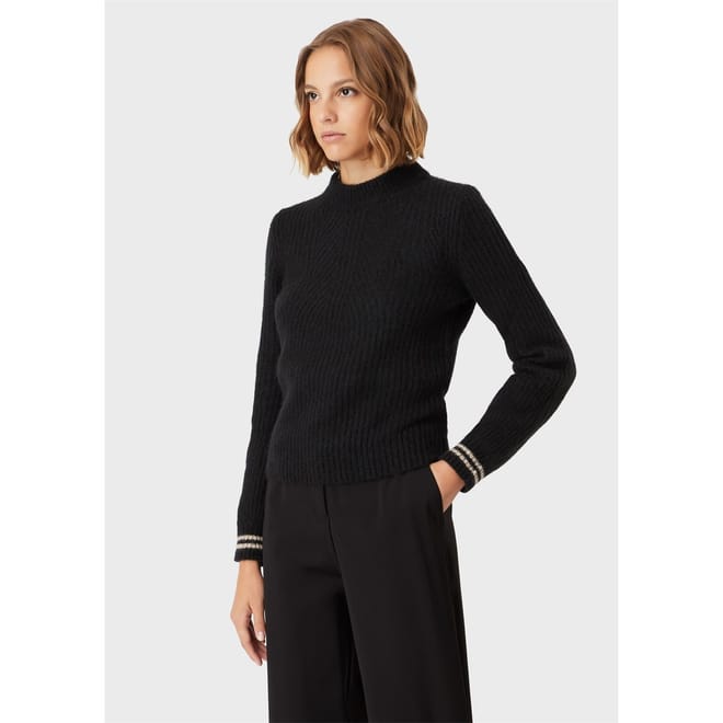 Collared Knitted Regular Fit Sweater