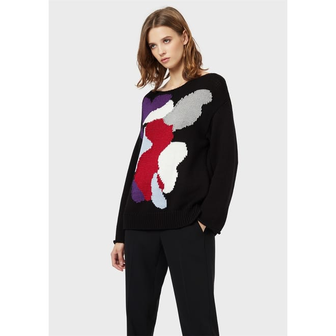Relaxed Fit Long Sleeve Ribbed T-shirt
