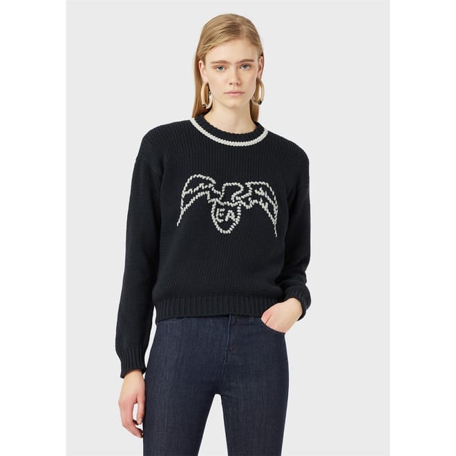 Waffle Crew Neck Regular Fit Sweater