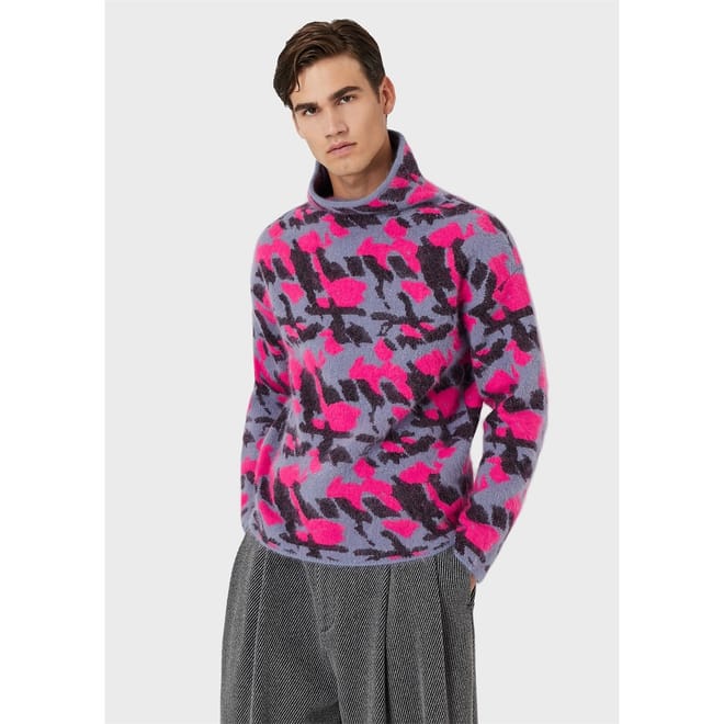 Broderie Regular Fit Turtleneck Sweater