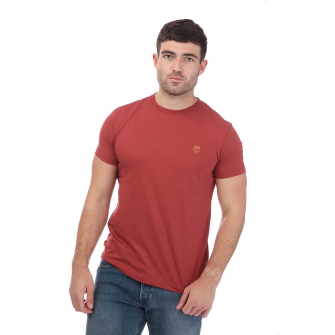 Red Timberland Short Sleeve T-Shirt - Get The Label