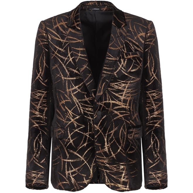 Notched Neck Regular Fit Blazer Jacket