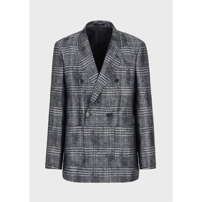 Notched Neck Regular Fit Blazer Jacket